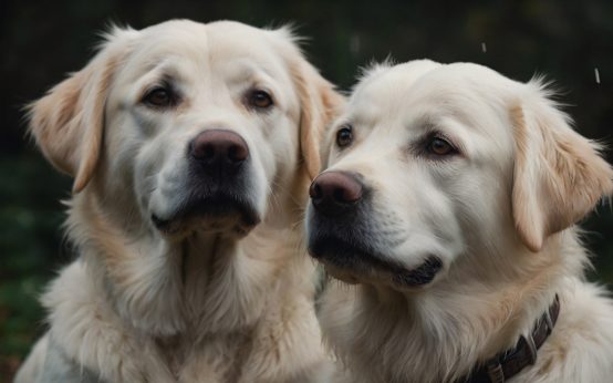 white retrievers