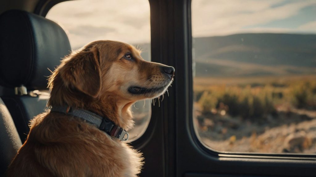 dog travel anxiety symptoms