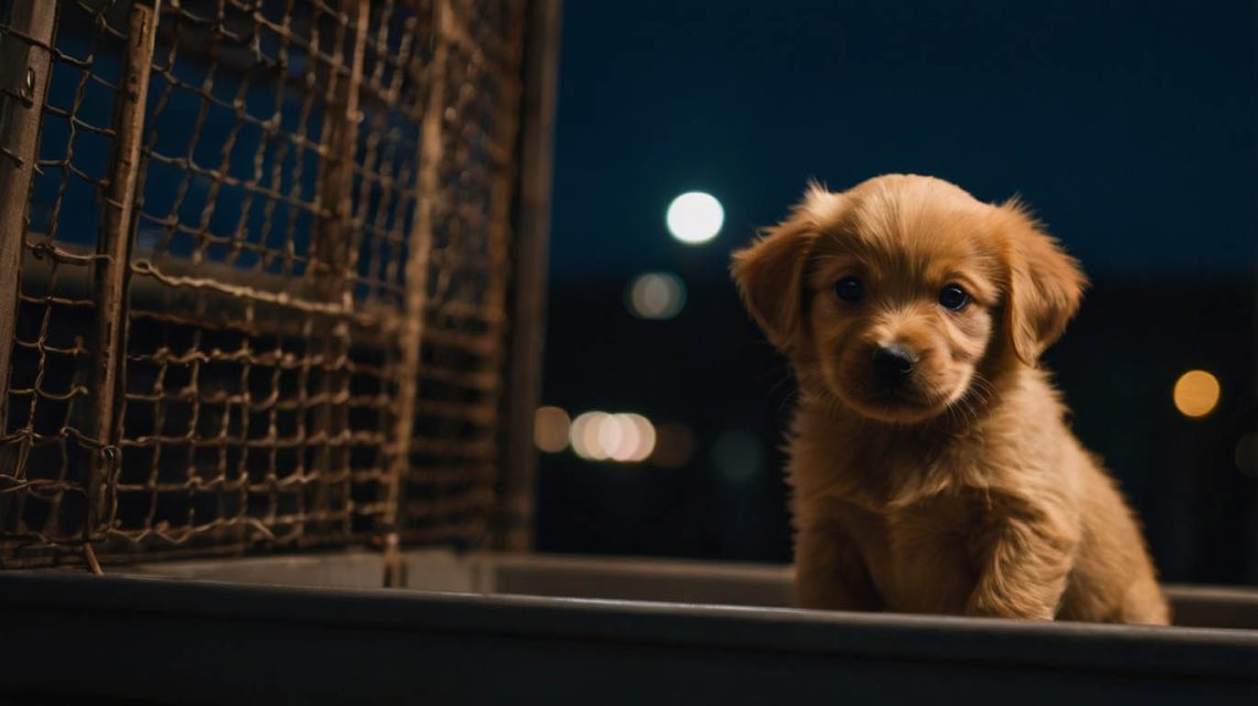tips to crate train a puppy at night