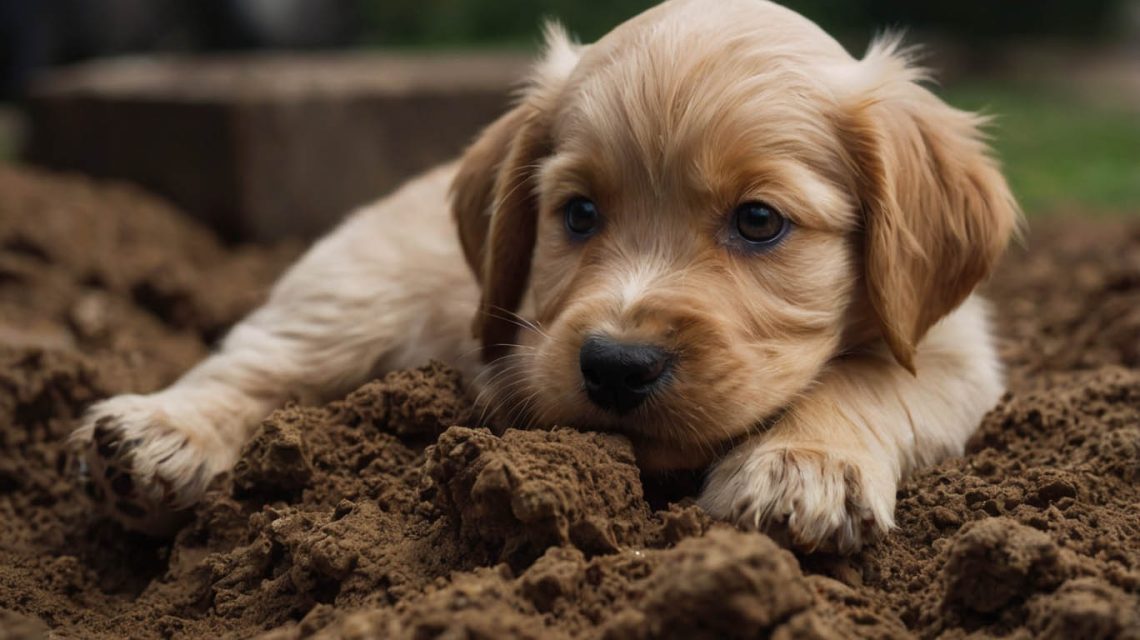 how to stop digging in puppies