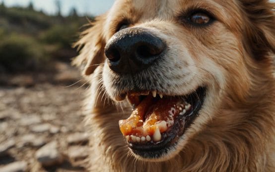 dogs gums dry and sticky