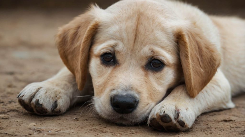 puppy dehydration symptoms
