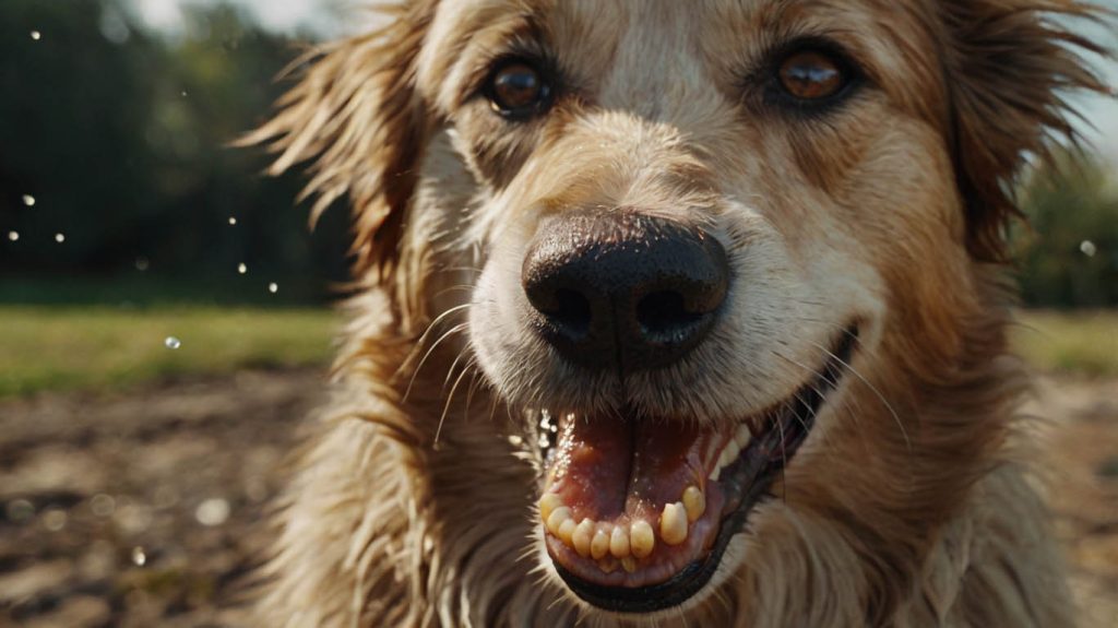 dogs gums dry and sticky