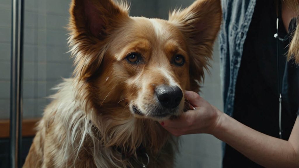 how to flush a dog's ear at home