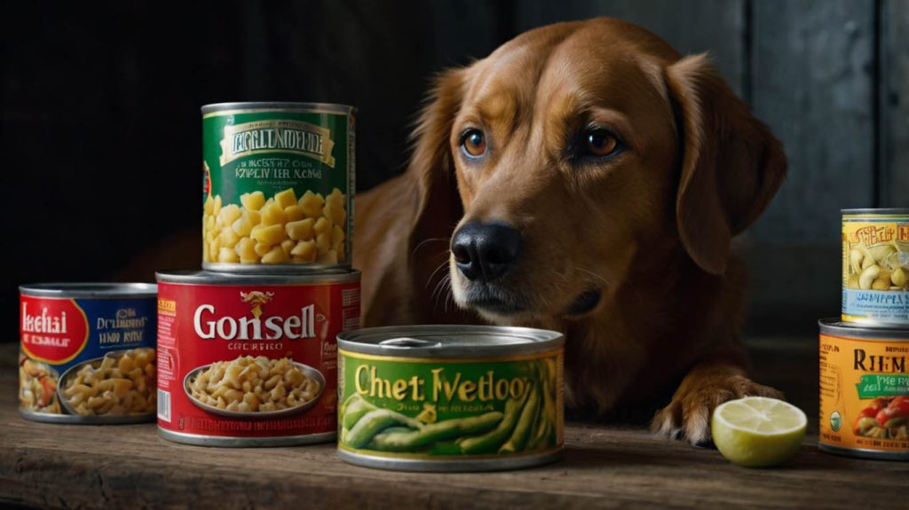 what canned vegetables can dogs eat