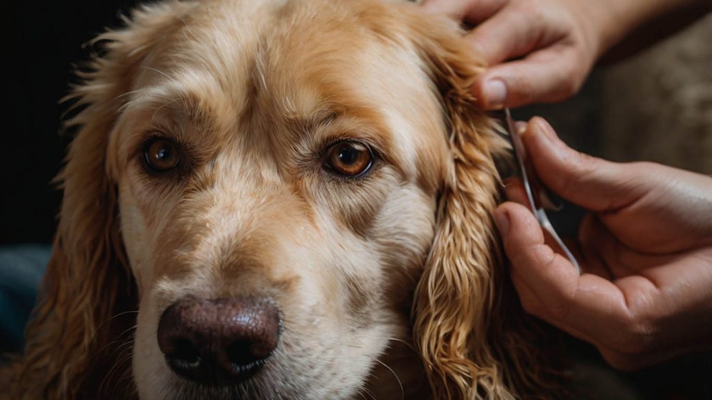 how to get dog ear wax out