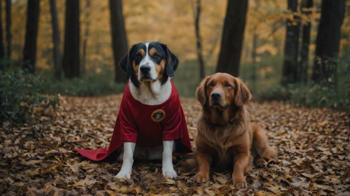 dog and human matching costumes