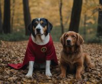 dog and human matching costumes