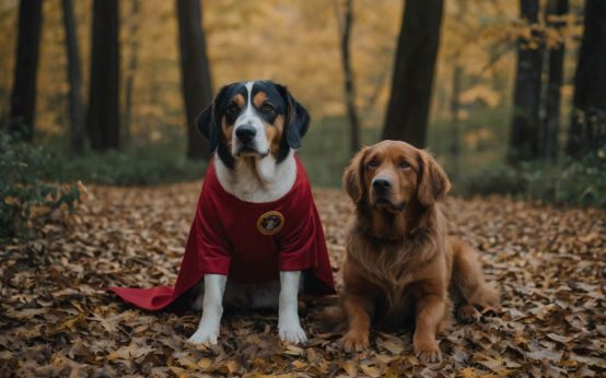 dog and human matching costumes