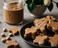 homemade dog treats with peanut butter
