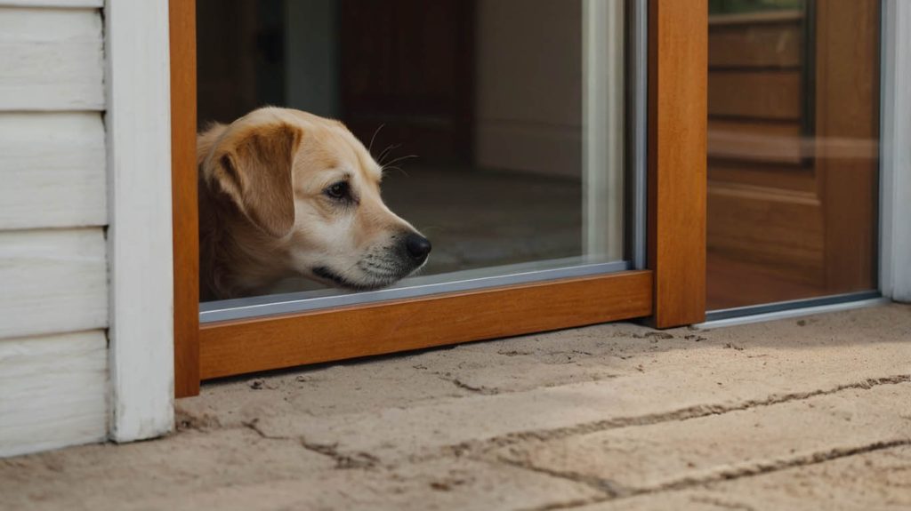 doggy door for a sliding door