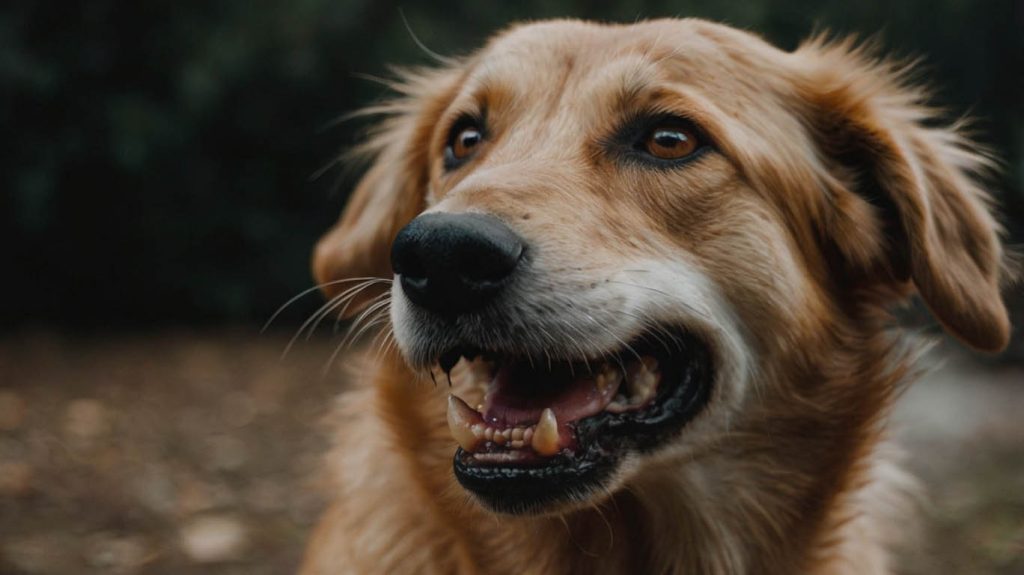 how to deal with dog growling showing teeth