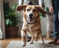 how to stop a dog from jumping on guests