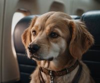 how to travel with a dog on a plane