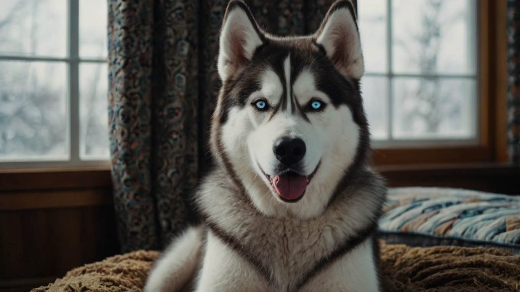 how to deal with husky hair in the house