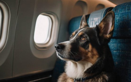 how to travel with a dog on a plane