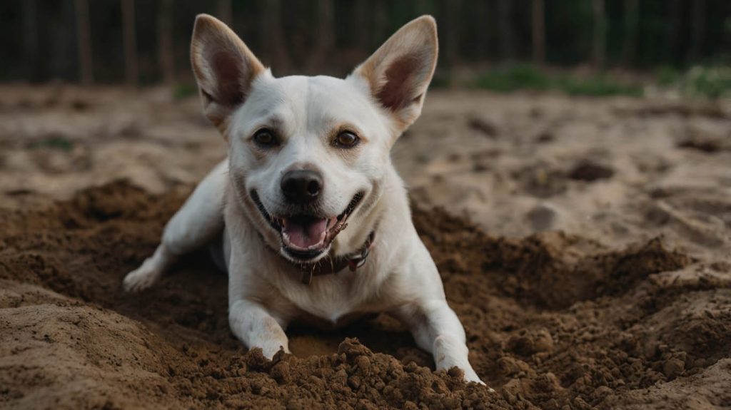 how to stop a dog from digging