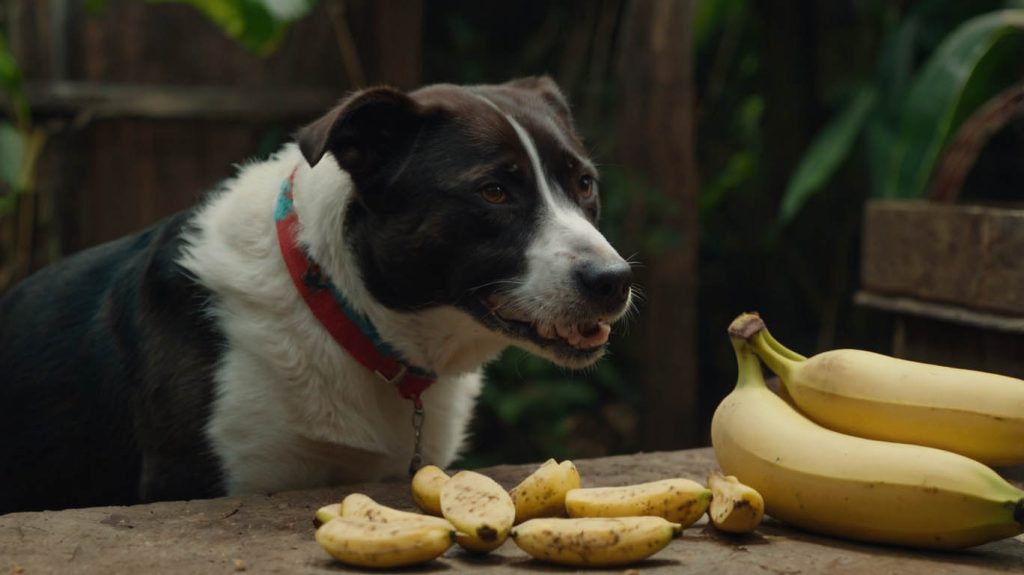 dogs can eat bananas