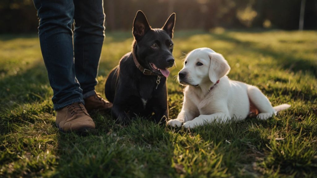 how to introduce a new puppy to an older dog