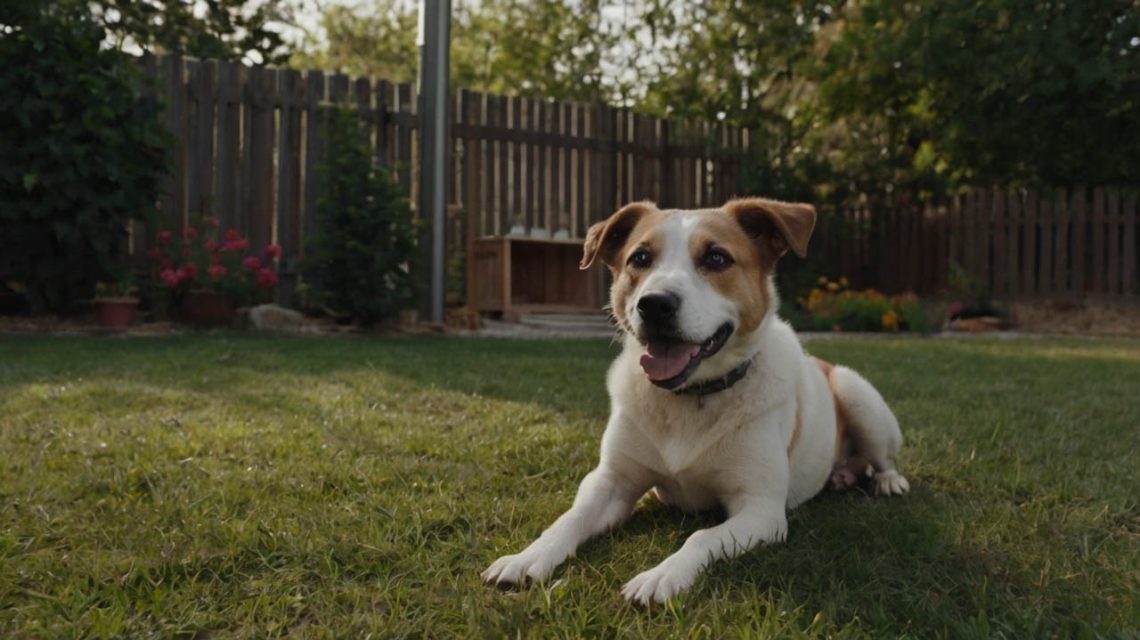 how to teach a dog to stay in the yard