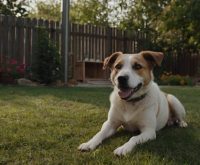 how to teach a dog to stay in the yard