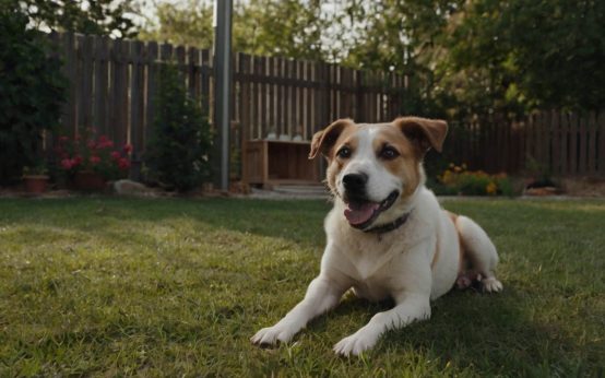 how to teach a dog to stay in the yard