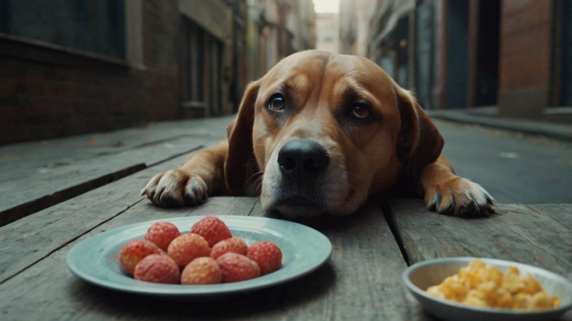 dog acting fine but not eating