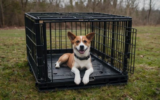 how to crate train rescue dog