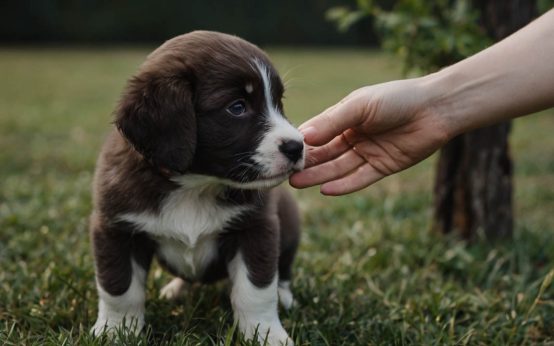 how to teach a puppy to shake