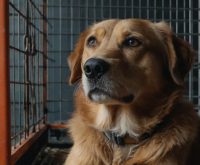 how to crate train an older dog