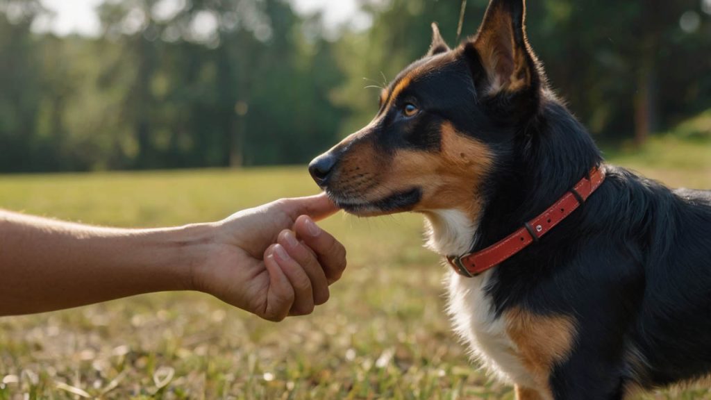 how to teach a dog to shake hands