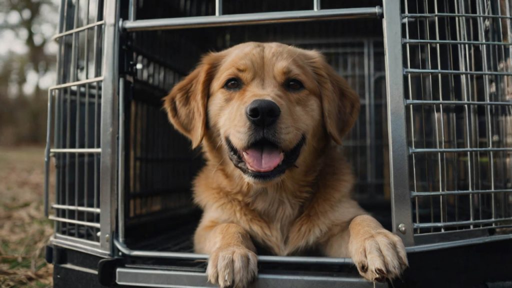 how to crate train an adult dog