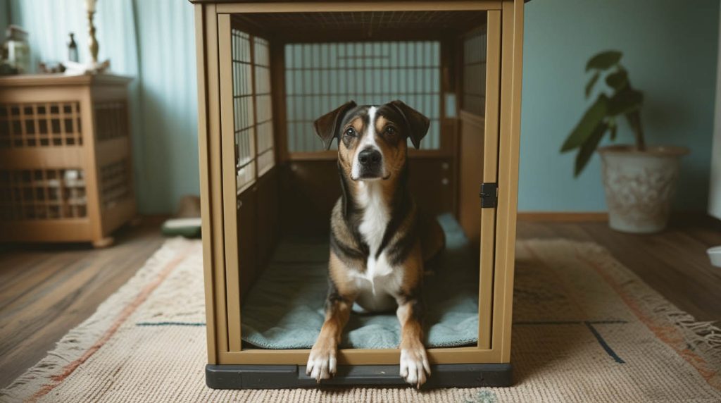 dog separation anxiety crate