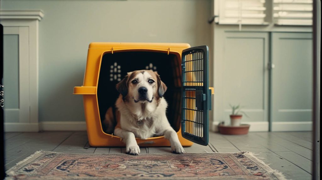 dog separation anxiety crate