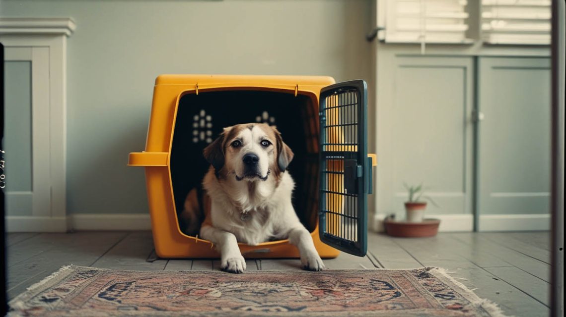 dog separation anxiety crate