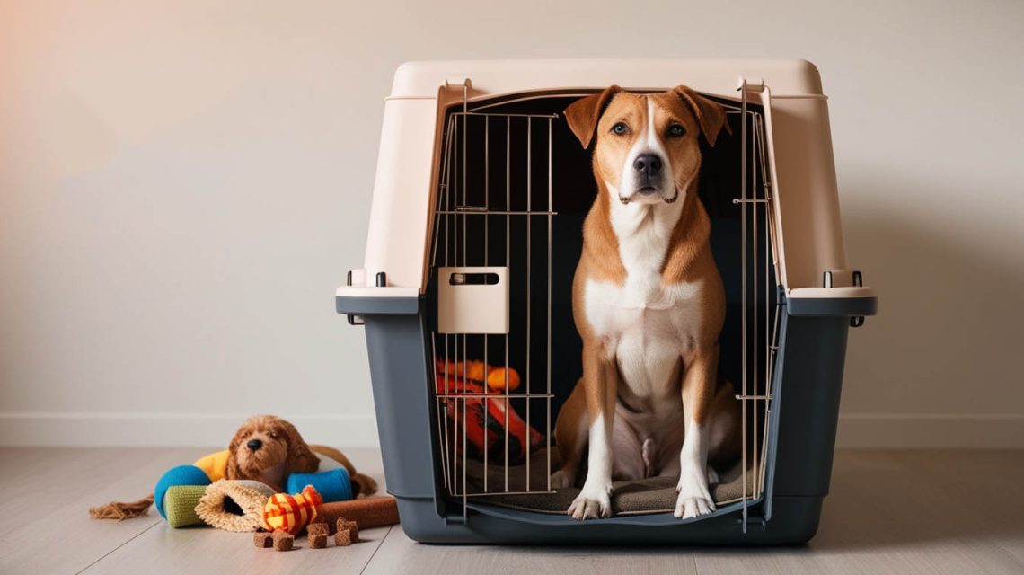dog separation anxiety crate