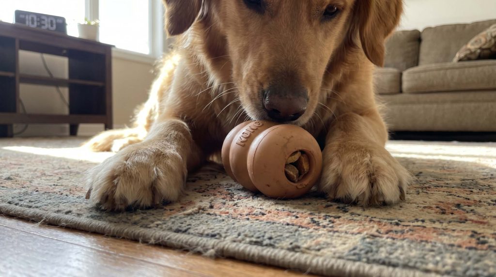how to keep dog occupied while at work