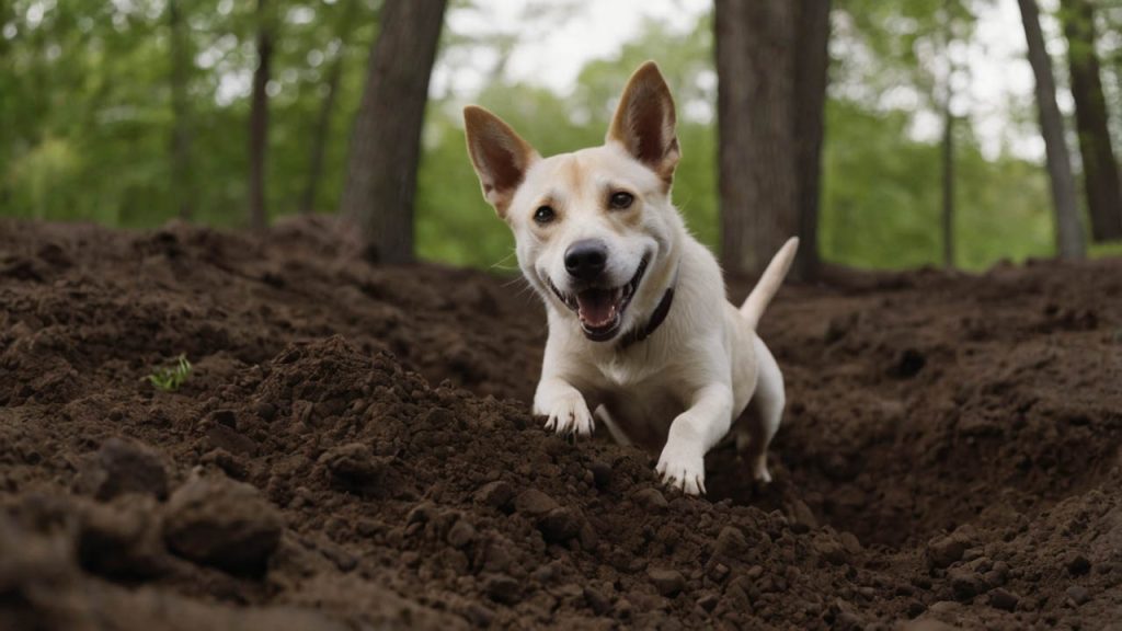 how to keep dogs from digging