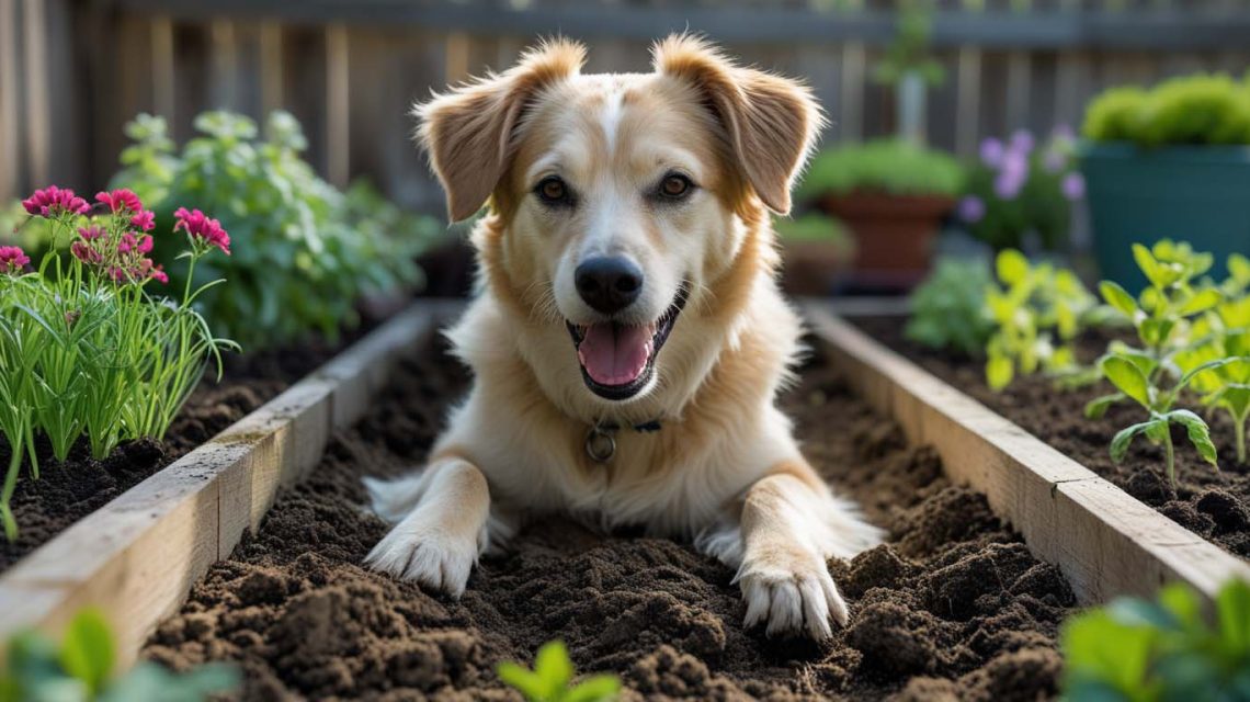how to keep dogs from digging