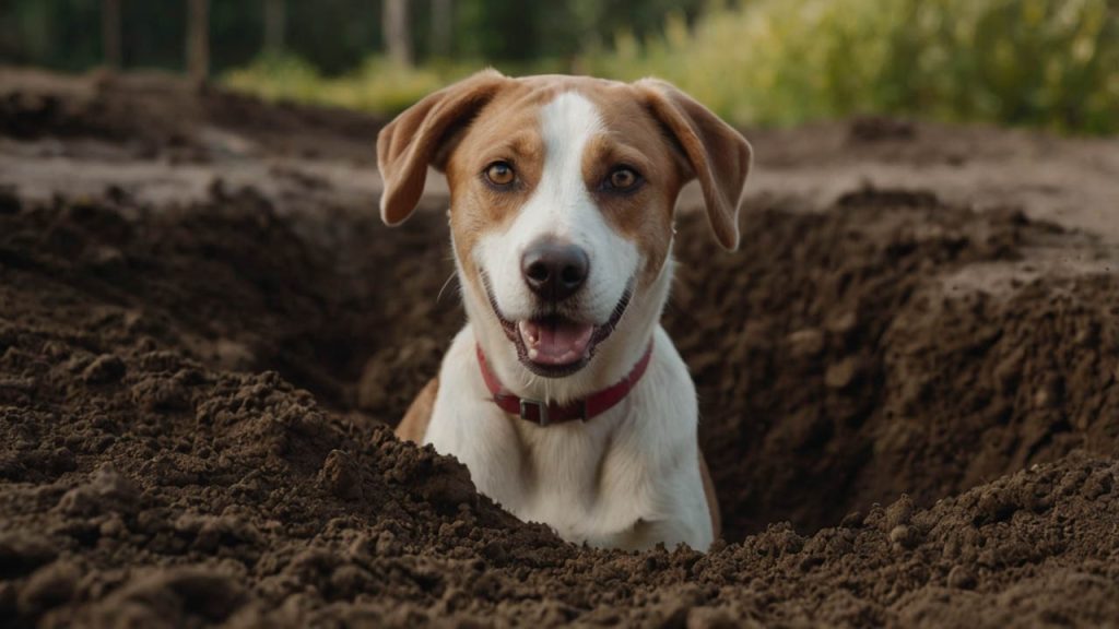 how to keep dogs from digging