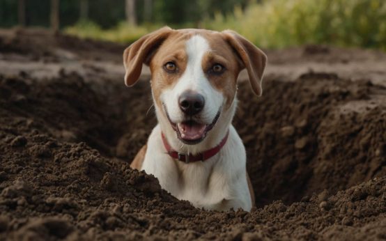 how to keep dogs from digging