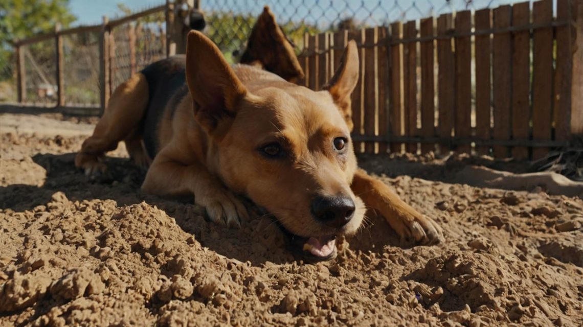 how to prevent dogs from digging under fence