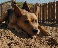 how to prevent dogs from digging under fence