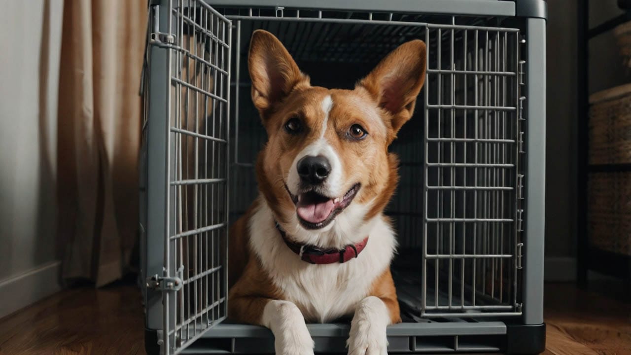 Gallery Detail: High Anxiety Dog Crate Best Calming Solutions