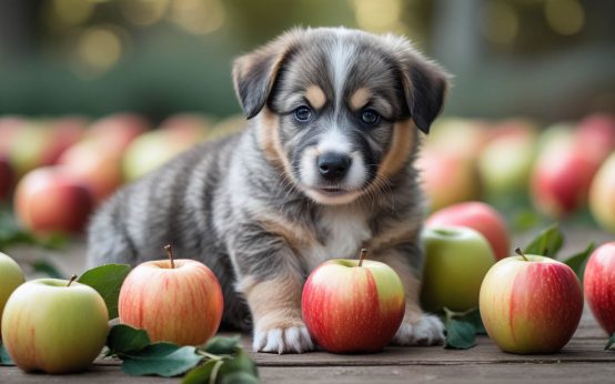 can puppies eat apples