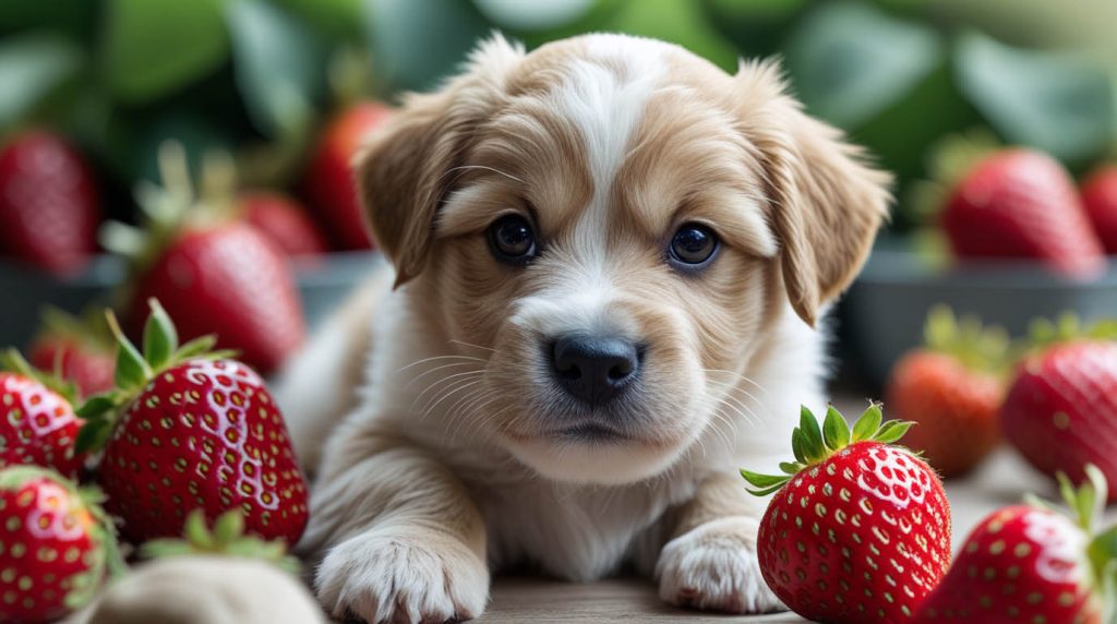 can puppies eat strawberries