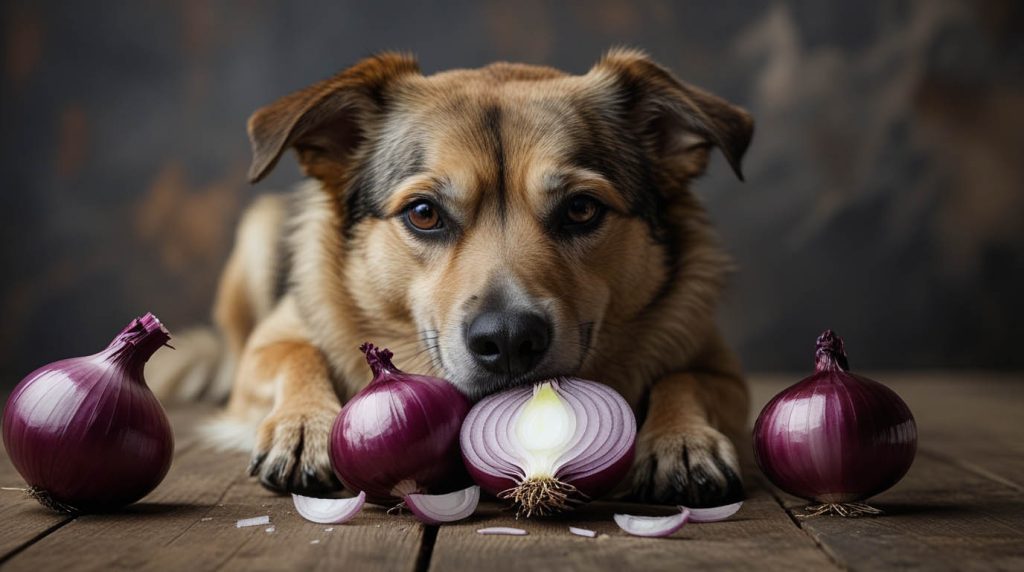 what happens if a dog eats onions