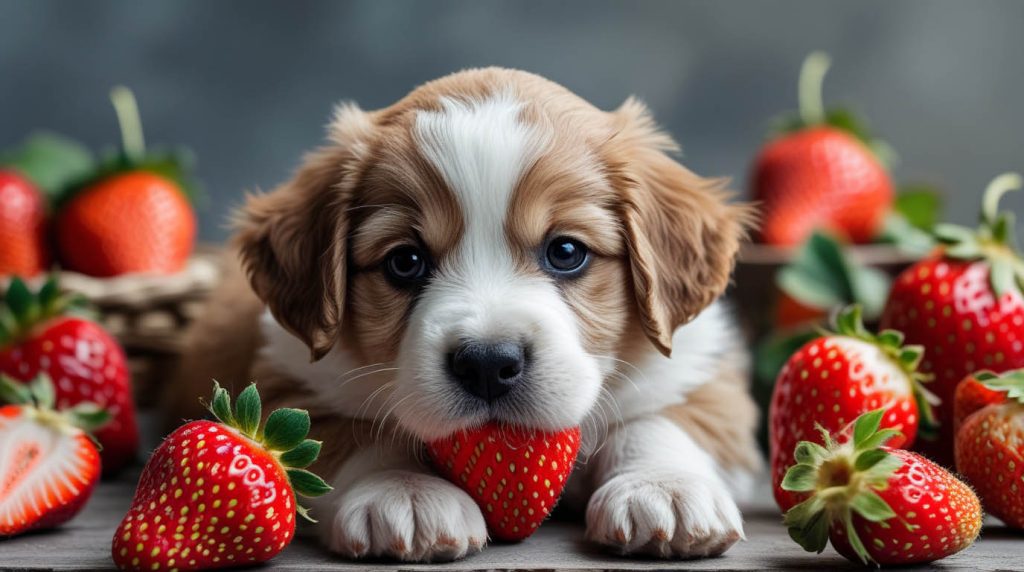 can puppies eat strawberries