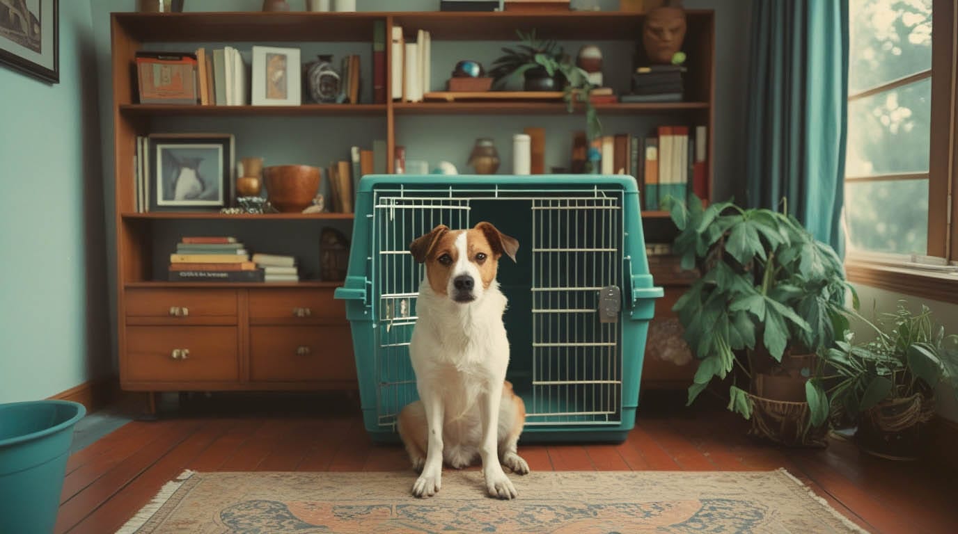 Photo inspiration: Visual Reference: Anti Anxiety Dog Crate Complete Guide