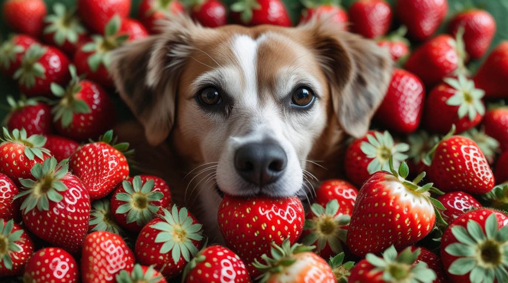 can dogs have strawberries